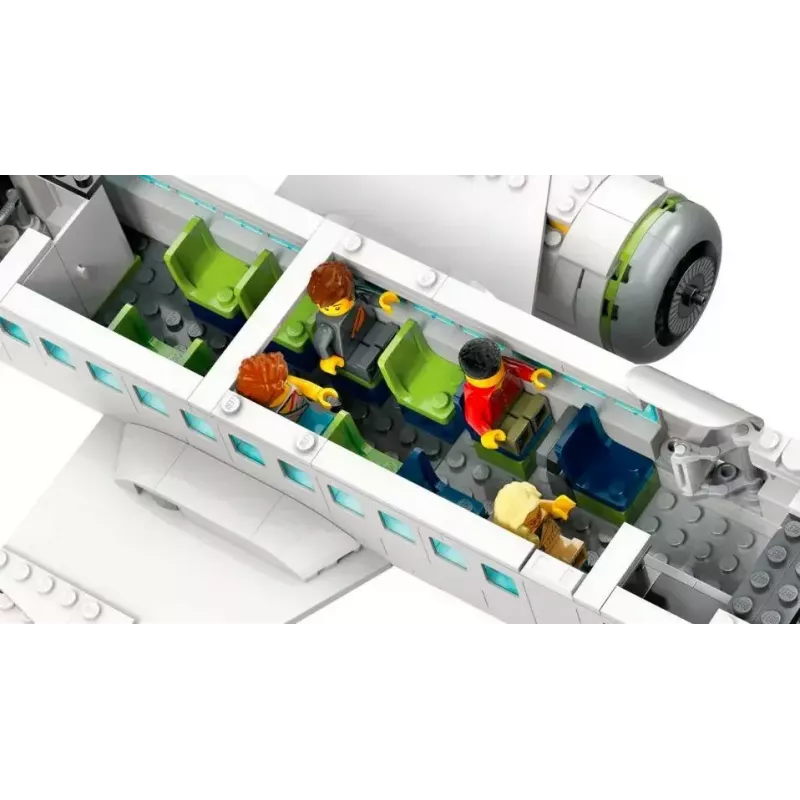 LEGO keleivinis lėktuvas 60367 — City serija, 913 detalių, 2 minifigūrėlės
