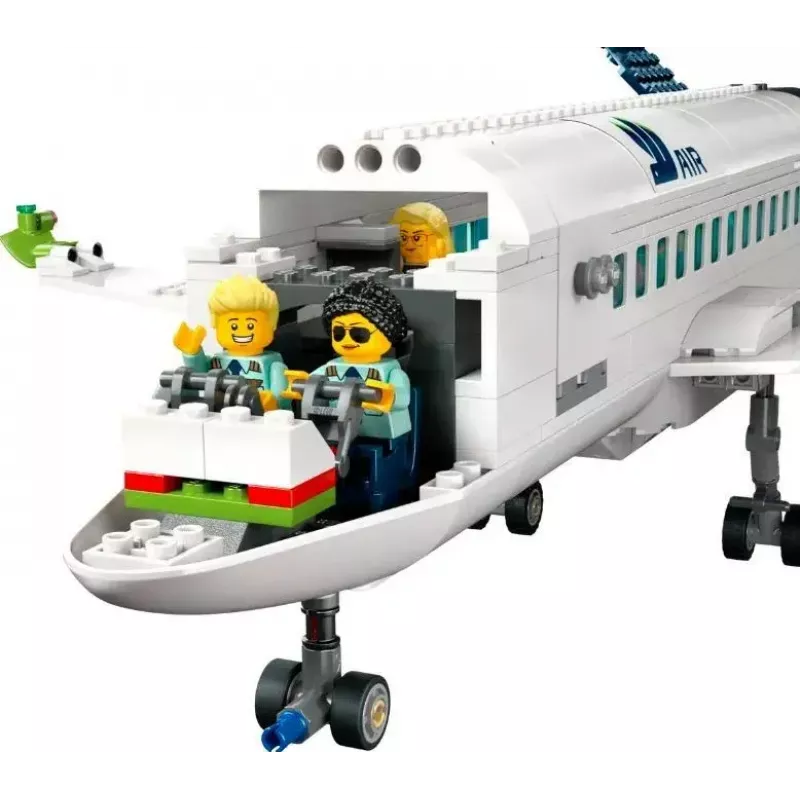 LEGO keleivinis lėktuvas 60367 — City serija, 913 detalių, 2 minifigūrėlės