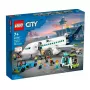 LEGO keleivinis lėktuvas 60367 — City serija, 913 detalių, 2 minifigūrėlės