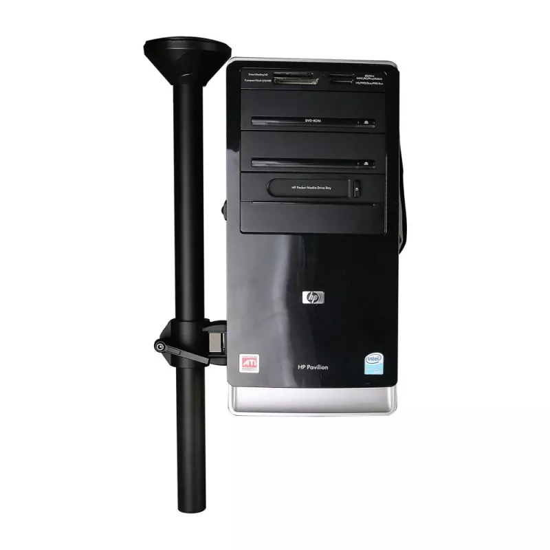 Techly ICA-CS 63 CPU laikiklis, montuojamas prie stalo, juodas