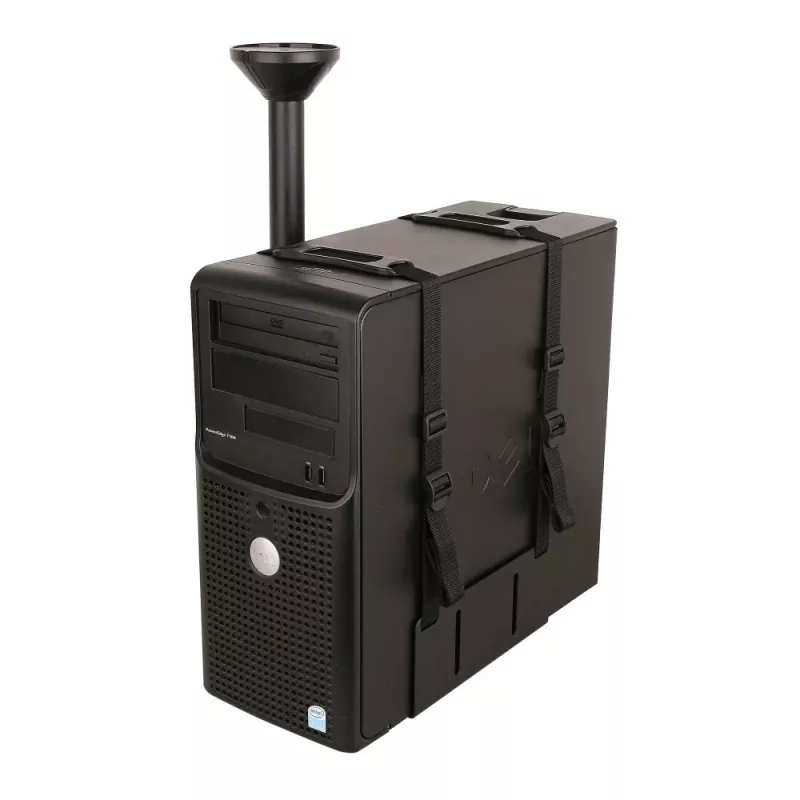 Techly ICA-CS 63 CPU laikiklis, montuojamas prie stalo, juodas