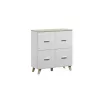 Sideboard cama meble LOTTA 110 4D — 4 durys, 6 lentynų, Sonoma ąžuolo viršus, 1100×540×1190 mm