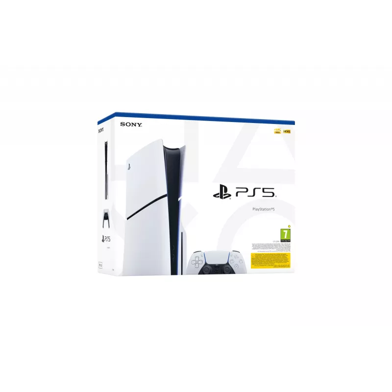 Sony PlayStation 5 (modelių grupė - slim) 1TB SSD, juoda/balta