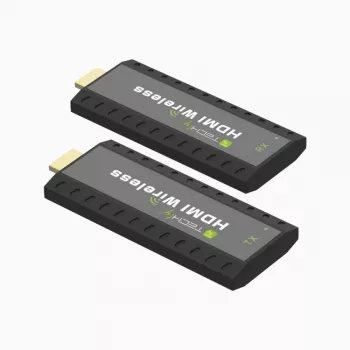 Techly IDATA HDMI-WL53 AV siųstuvas ir imtuvas, juodas