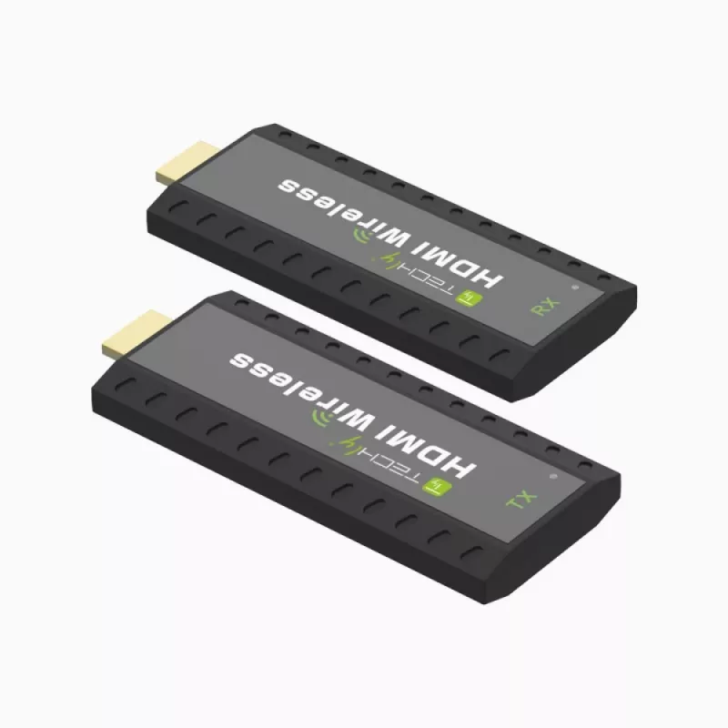 Techly IDATA HDMI-WL53 AV siųstuvas ir imtuvas, juodas