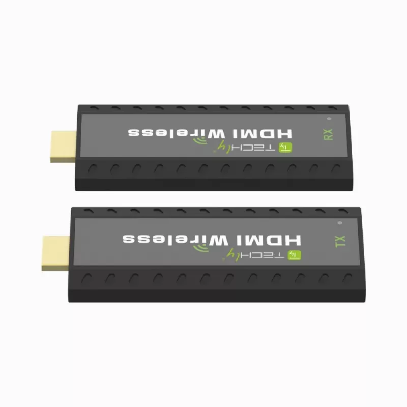 Techly IDATA HDMI-WL53 AV siųstuvas ir imtuvas, juodas