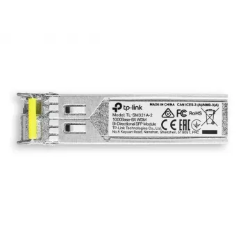 TP-Link TL-SM321A Gigabit vienmodis WDM dvikryptis SFP modulis, 1250 Mbit/s, LC (UPC), 9/125 µm, BX
