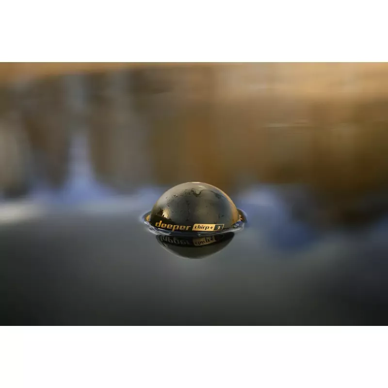 Nešiojamas žvejybinis sonaras Deeper Smart Sonar CHIRP+3 Wi-Fi – metamas belaidis echolotas, gylis iki 100 m, kūgio kampai 47°/20°/7°, Wi-Fi, GPS/GLONASS