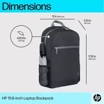 HP 15.6 colių kuprinė nešiojamam kompiuteriui, 370 g