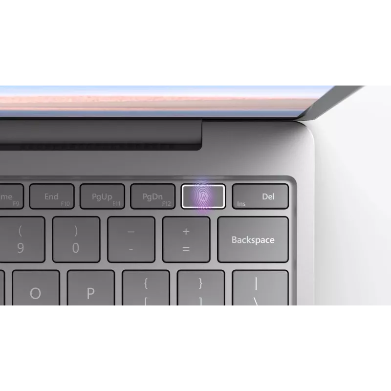 MICROSOFT Surface Laptop Go versijai - 12,4 col. - i5-1035G1 - 8 GB RAM - 256 GB SSD - Windows 10 Pro - Platinum - QWERTY tarptautinė - UHD Graphics