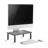 Stovimas monitoriaus stovas GEMBIRD MS-TABLE-01 – vienam ekranui, 20 kg, juodas, reguliuojamas aukštis 100–140 mm