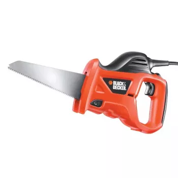 Pjūklas Black & Decker KS880EC-QS – rankinis pjūklas, ašmenų ilgis 23.9 cm, ergonomiška rankena, oranžinis