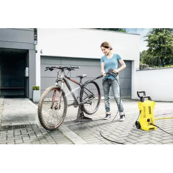 Slėginis plovimo aparatas Karcher K 2 POWER CONTROL HOME – elektrinis, 1400 W, 110 bar, 360 l/h, 5 m žarna, vertikalus