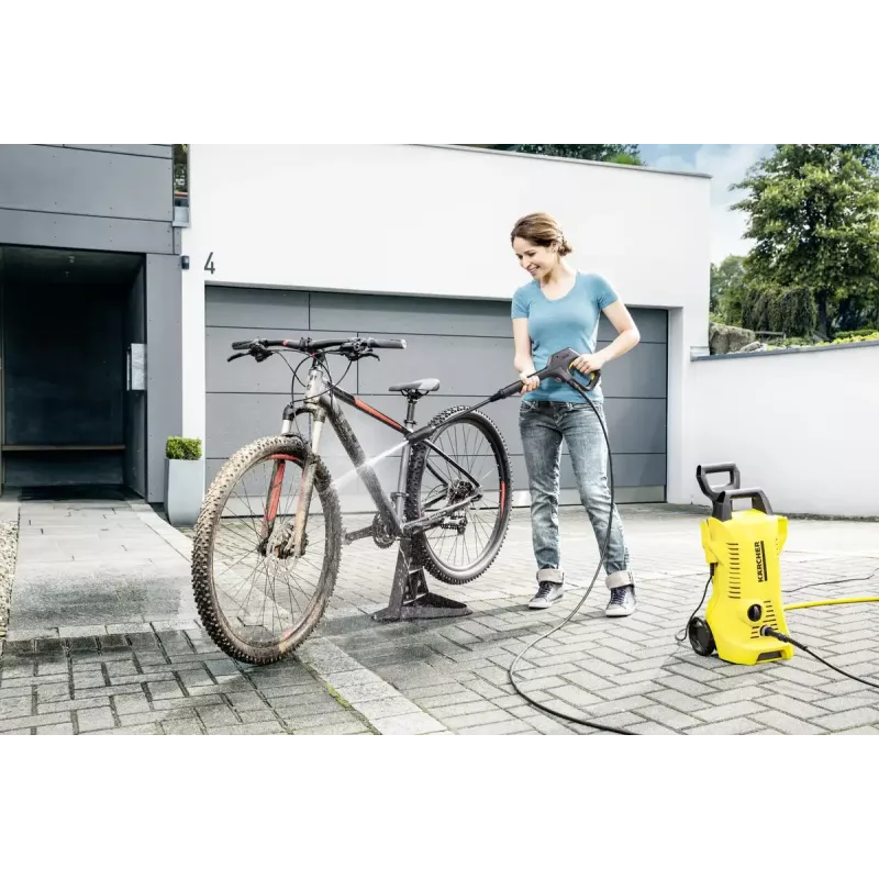 Slėginis plovimo aparatas Karcher K 2 POWER CONTROL HOME – elektrinis, 1400 W, 110 bar, 360 l/h, 5 m žarna, vertikalus