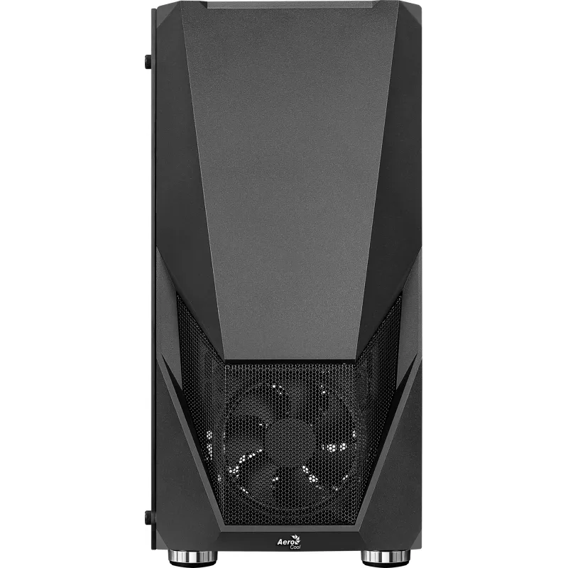 PC korpusas AEROCOOL Zauron Midi Tower juodas — Midi-Tower, šoninis langas, tinka ATX/microATX/Mini-ITX, maks. GPU 32,5 cm, CPU aušintuvo aukštis 166 mm, 2x 3,5 colio vietos, 4x 2,5 colio vietos