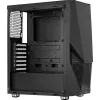 PC korpusas AEROCOOL Zauron Midi Tower juodas — Midi-Tower, šoninis langas, tinka ATX/microATX/Mini-ITX, maks. GPU 32,5 cm, CPU aušintuvo aukštis 166 mm, 2x 3,5 colio vietos, 4x 2,5 colio vietos