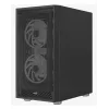 Aerocool PGS Graphite-G-BK-v2 FRGB Midi Tower korpusas kompiuteriui, ATX, juodas