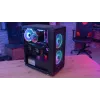 Aerocool PGS Graphite-G-BK-v2 FRGB Midi Tower korpusas kompiuteriui, ATX, juodas