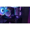 Aerocool PGS Graphite-G-BK-v2 FRGB Midi Tower korpusas kompiuteriui, ATX, juodas