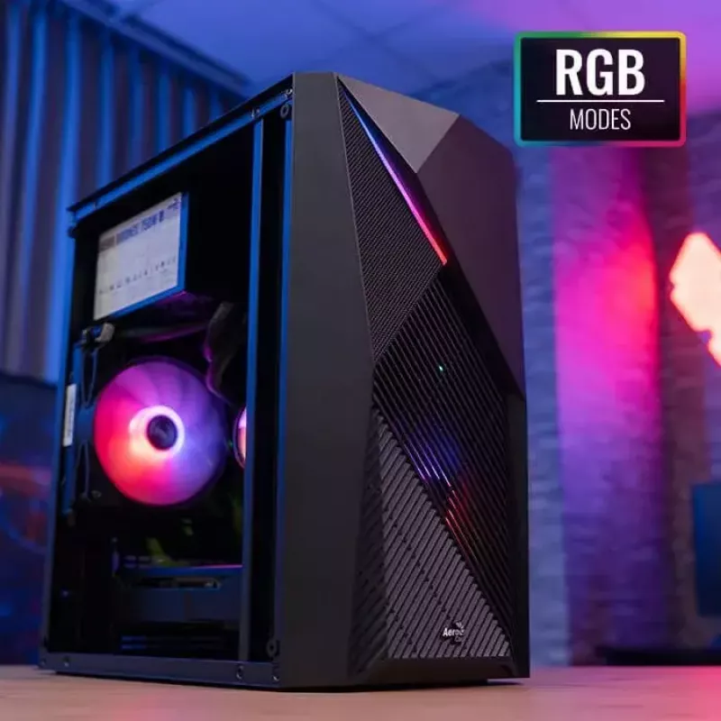 Aerocool PGS Raider Mini-G-BK-v3 korpusas kompiuteriui, juodas