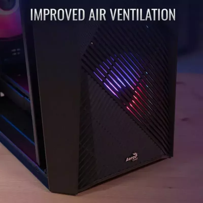 Aerocool PGS Raider Mini-G-BK-v3 korpusas kompiuteriui, juodas
