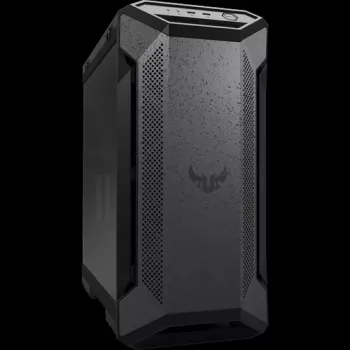 ASUS TUF Gaming GT501 Midi bokštas – juodas, ATX/Micro-ATX/Mini-ITX/E-ATX, 3×120 mm priekyje, 1×140 mm gale, 42 cm GPU, 18 cm aušintuvas