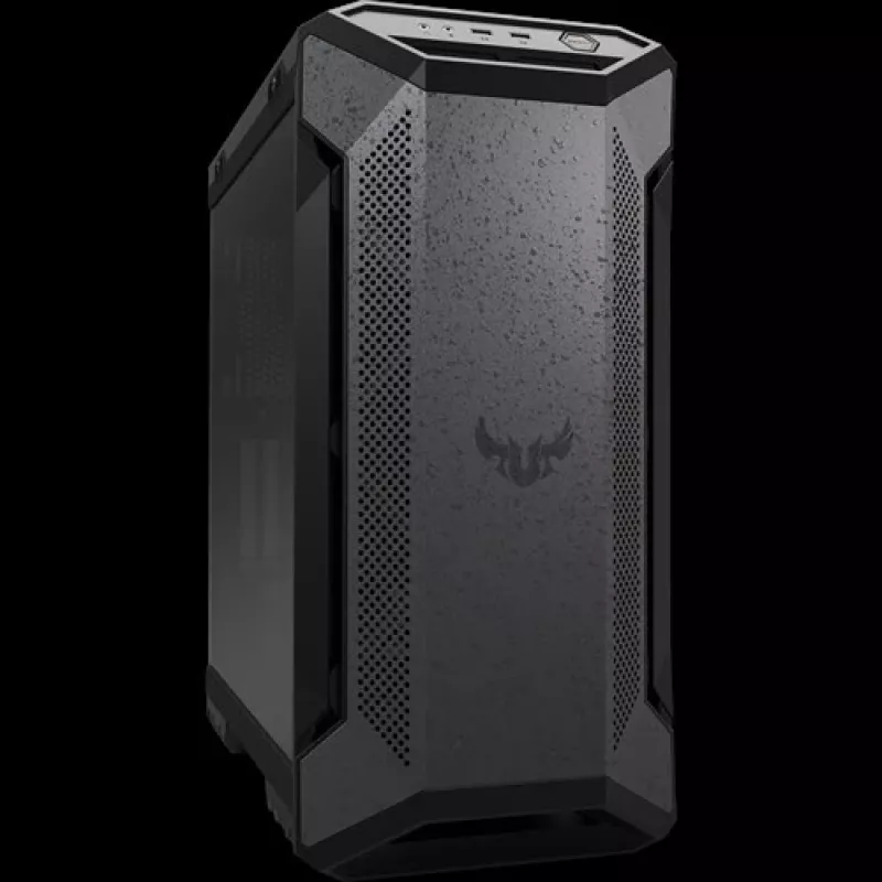 ASUS TUF Gaming GT501 Midi bokštas – juodas, ATX/Micro-ATX/Mini-ITX/E-ATX, 3×120 mm priekyje, 1×140 mm gale, 42 cm GPU, 18 cm aušintuvas