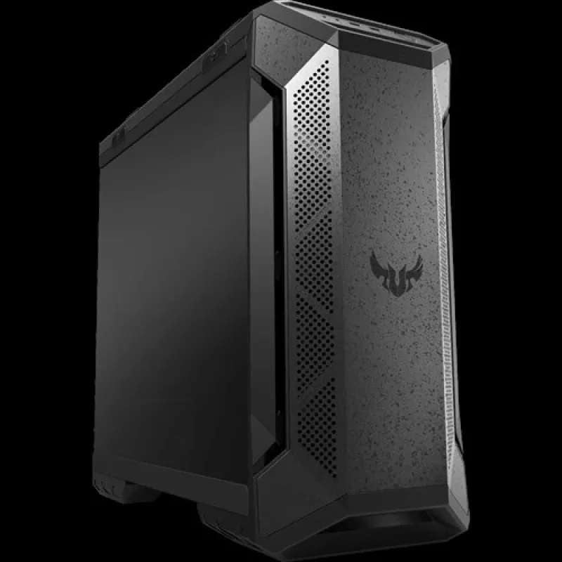 ASUS TUF Gaming GT501 Midi bokštas – juodas, ATX/Micro-ATX/Mini-ITX/E-ATX, 3×120 mm priekyje, 1×140 mm gale, 42 cm GPU, 18 cm aušintuvas