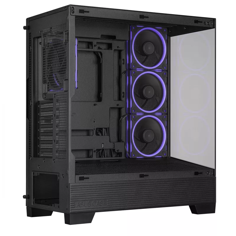 ASUS A31 Plus TG ARGB BLACK Midi bokštas