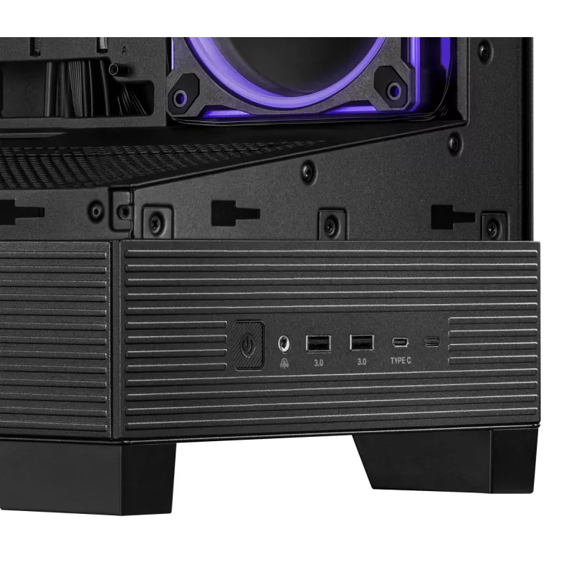 ASUS A31 Plus TG ARGB BLACK Midi bokštas