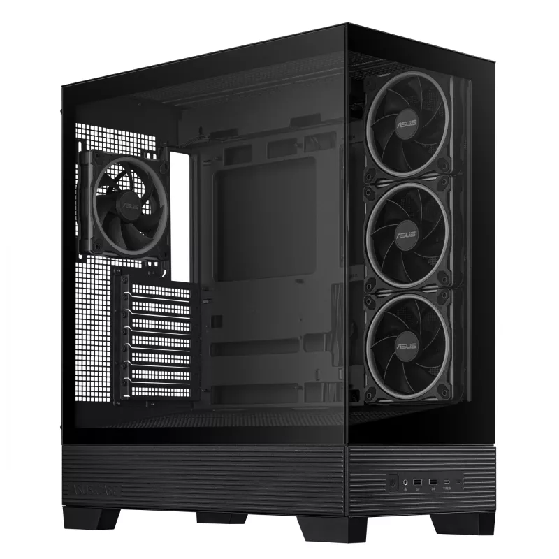 ASUS A31 Plus TG ARGB BLACK Midi bokštas