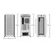 Korpusas be quiet! Silent Base 802 Window White Midi Tower