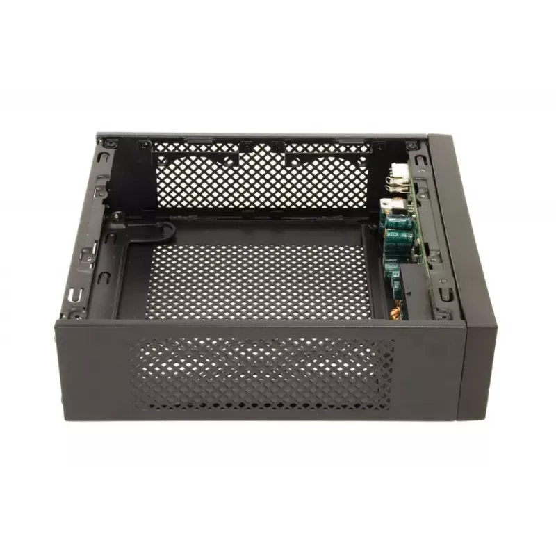 PC korpusas CHIEFTEC IX-01B-OP Small Form Factor SFF Mini-ITX, 1×3,5 colio vieta, plienas, juodas