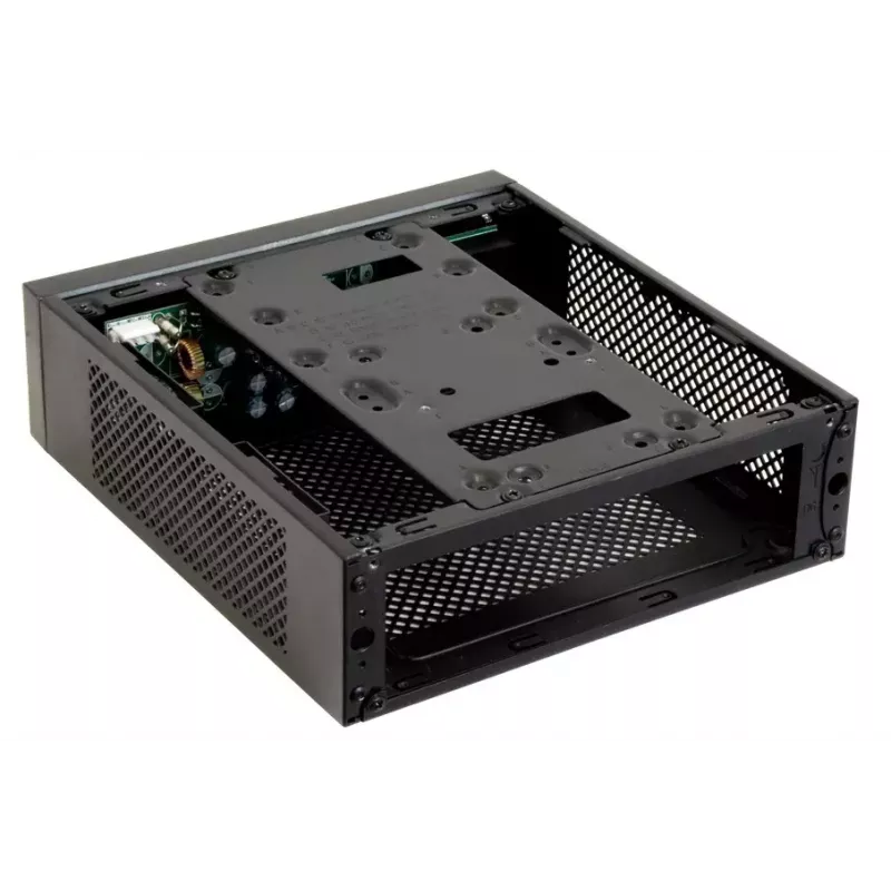 PC korpusas CHIEFTEC IX-01B-OP Small Form Factor SFF Mini-ITX, 1×3,5 colio vieta, plienas, juodas