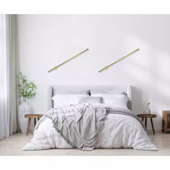 LED sieninis šviestuvas ActiveJet AJE-HILTON Patina Auksinis 13W 3000K 555lm 900mm Vidaus CRI80