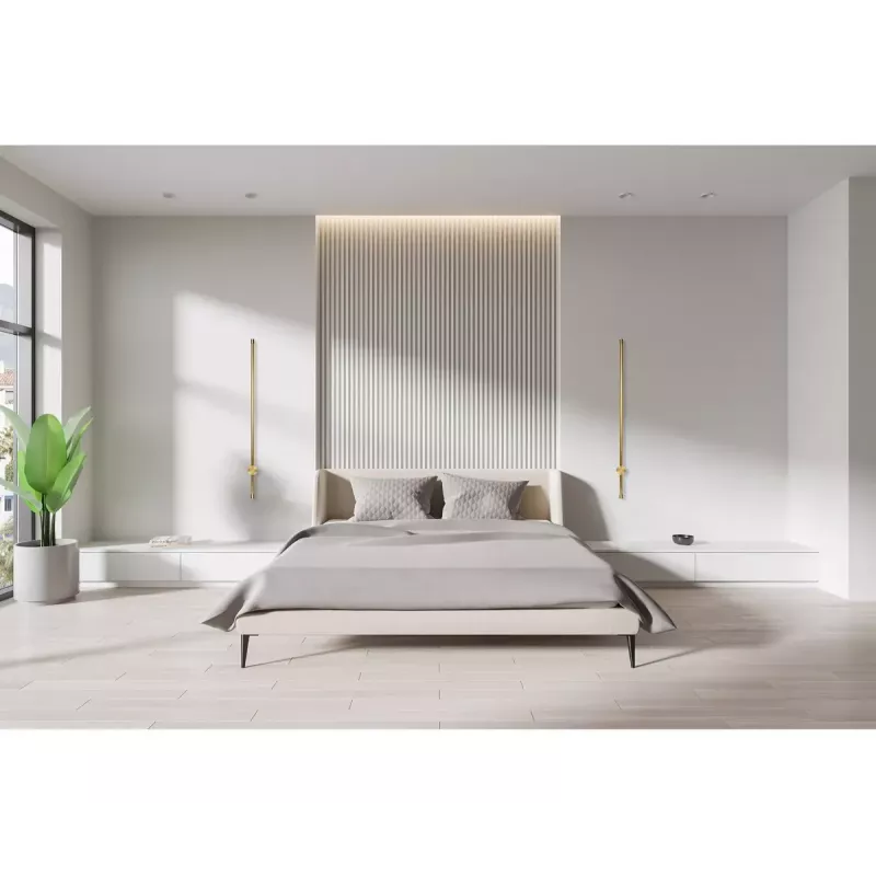 LED sieninis šviestuvas ActiveJet AJE-HILTON Patina Auksinis 13W 3000K 555lm 900mm Vidaus CRI80