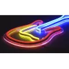 LED neoninis ženklas ActiveJet AJE-NEON GUITAR įvairiaspalvis USB 5V, 240×176×20 mm, montuojamas ant paviršiaus