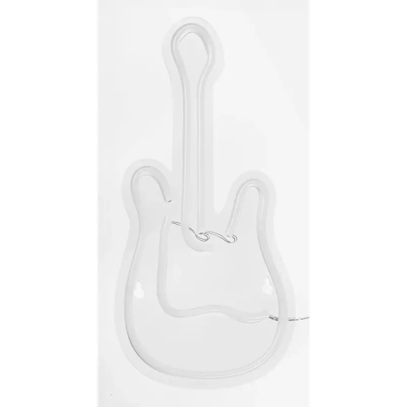 LED neoninis ženklas ActiveJet AJE-NEON GUITAR įvairiaspalvis USB 5V, 240×176×20 mm, montuojamas ant paviršiaus