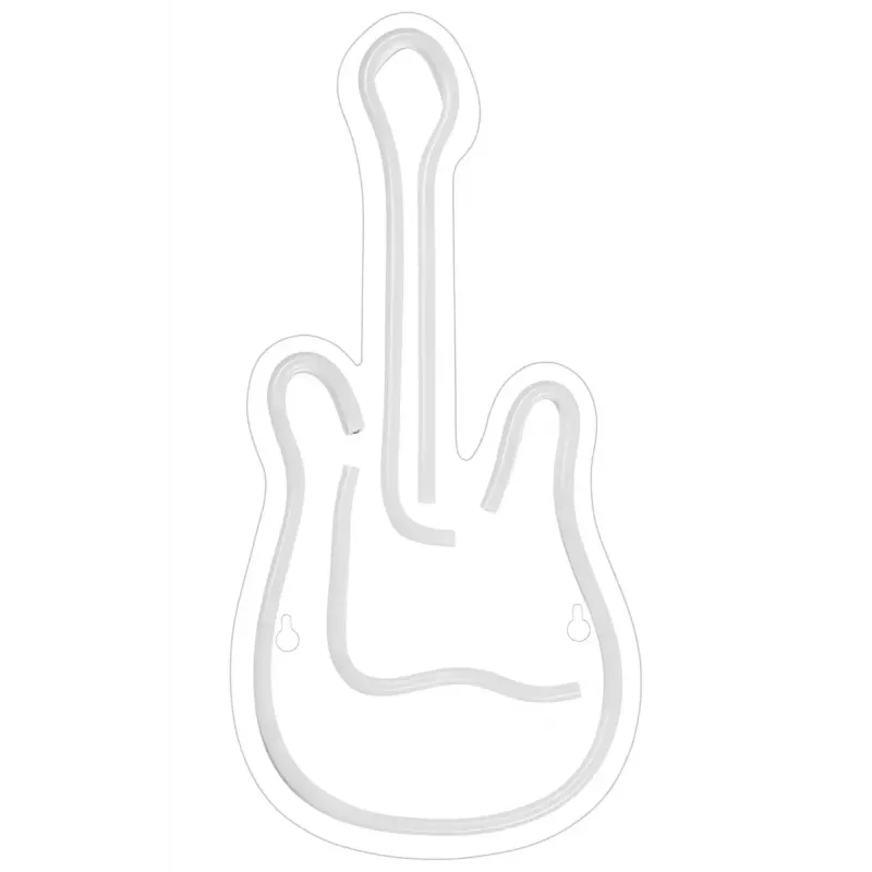 LED neoninis ženklas ActiveJet AJE-NEON GUITAR įvairiaspalvis USB 5V, 240×176×20 mm, montuojamas ant paviršiaus
