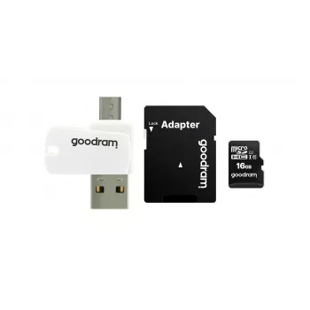 Goodram M1A4 All in One 16 GB MicroSDHC UHS-I Class 10 atminties kortelė su skaitytuvu