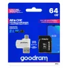 Goodram M1A4 All in One 64 GB MicroSDXC UHS-I Class 10 kortelių skaitytuvas su atminties kortele