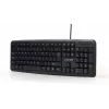 GEMBIRD KB-U-103 Standartinė klaviatūra – laidinė USB – juoda – QWERTY US/Tarptautinė