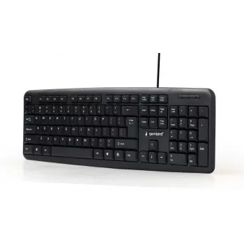 GEMBIRD KB-U-103 Standartinė klaviatūra – laidinė USB – juoda – QWERTY US/Tarptautinė