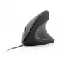 GEMBIRD MUS-ERGO-01 – ergonomiška optinė pelė su 6 mygtukais, USB, juoda