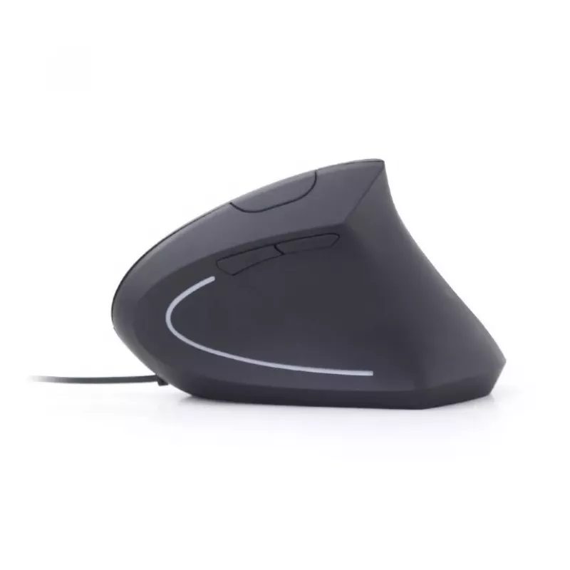 GEMBIRD MUS-ERGO-01 – ergonomiška optinė pelė su 6 mygtukais, USB, juoda
