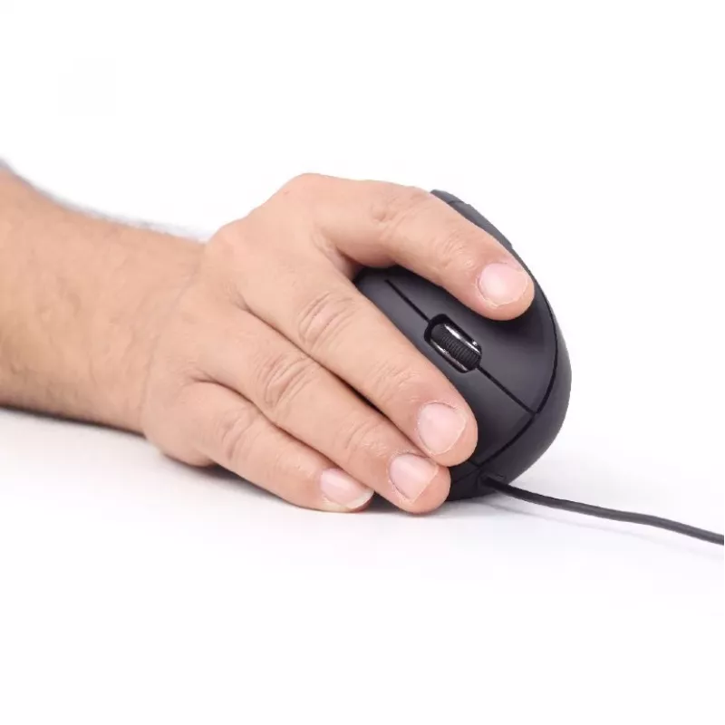 GEMBIRD MUS-ERGO-01 – ergonomiška optinė pelė su 6 mygtukais, USB, juoda