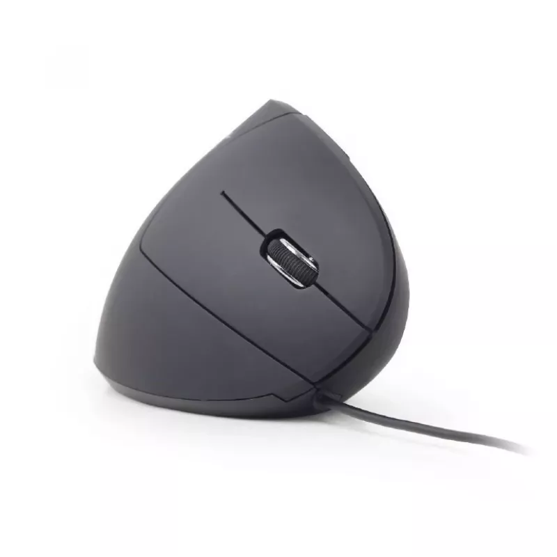 GEMBIRD MUS-ERGO-01 – ergonomiška optinė pelė su 6 mygtukais, USB, juoda