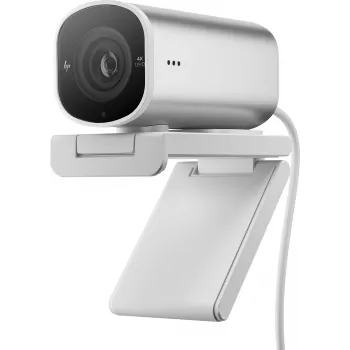 HP 960 4K srautinė internetinė kamera, 8 MP, 3840 x 2160 pikselių, 4K Ultra HD, 30 kadrų/s, 5x, skirta namams