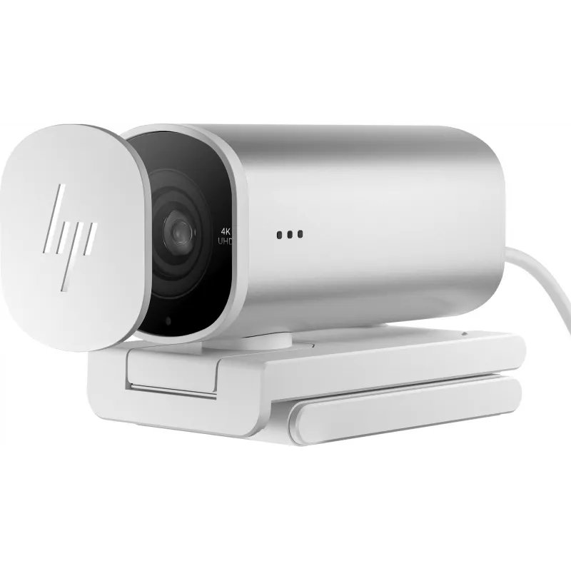 HP 960 4K srautinė internetinė kamera, 8 MP, 3840 x 2160 pikselių, 4K Ultra HD, 30 kadrų/s, 5x, skirta namams