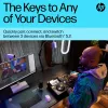 HP 350 kompaktiška belaidė Bluetooth klaviatūra keliems įrenginiams, QWERTY, juoda